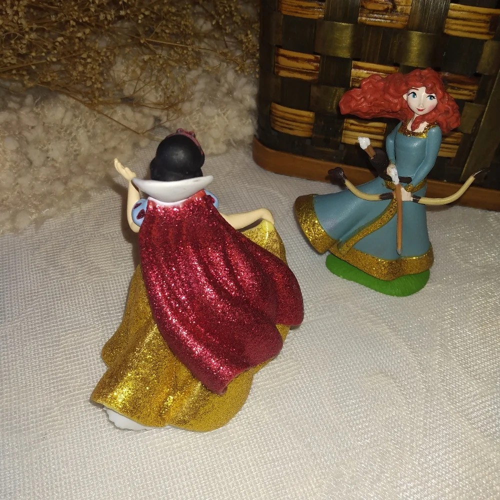 Disney Princess Figurines with Castle